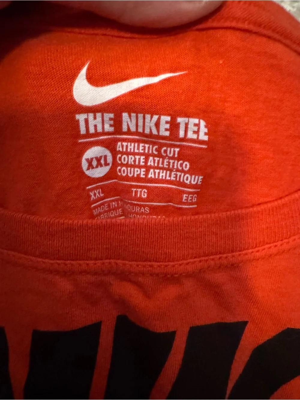 Nike Kids Short Sleeve Tee - Red with Black Logo